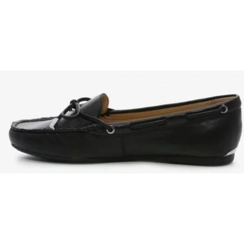 Michael Kors Sutton Moc Leather Loafers Black Size 9M