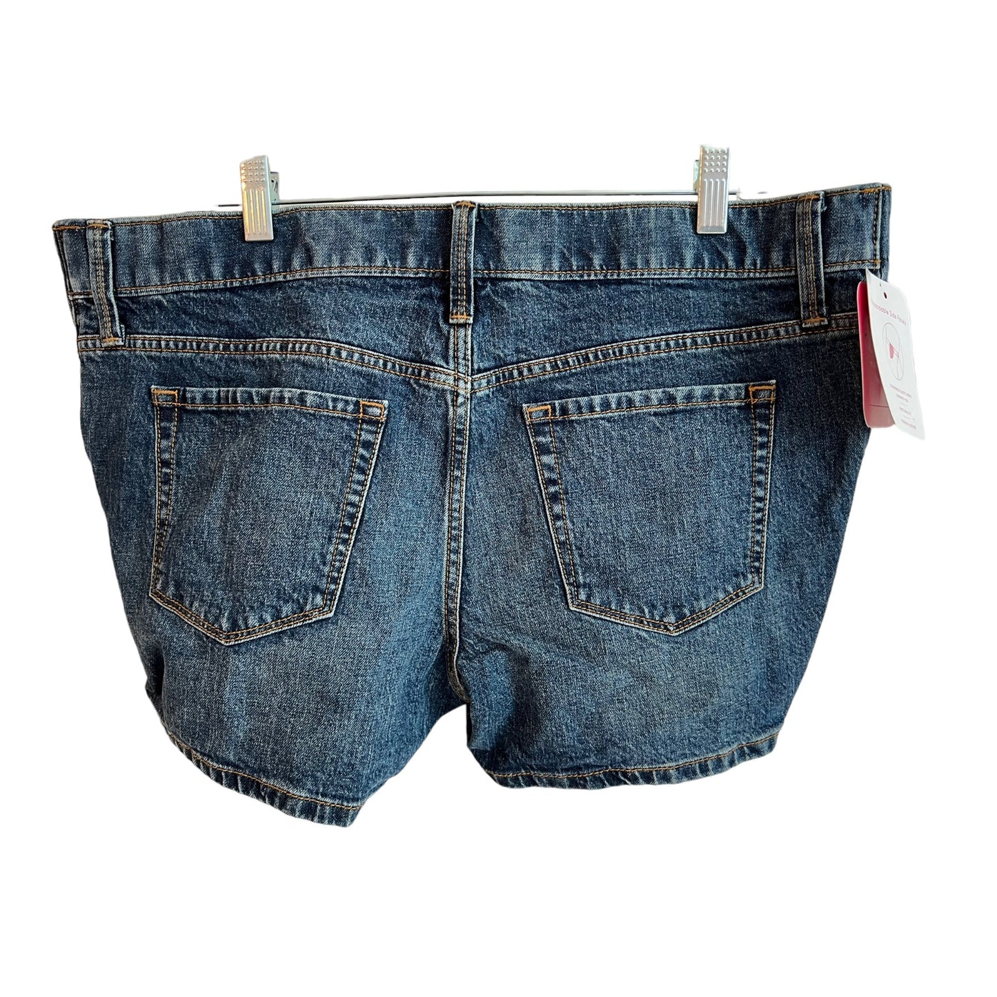 Isabel Maternity Women's Medium Wash Denim Maternity Shorts Size 8 NWt