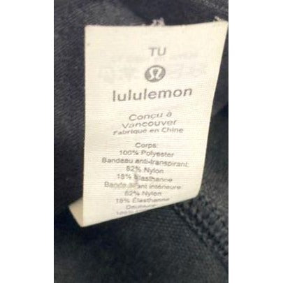 Lululemon Black Adjustable Baseball Cap 100% Polyester Breathable Lightweight Design