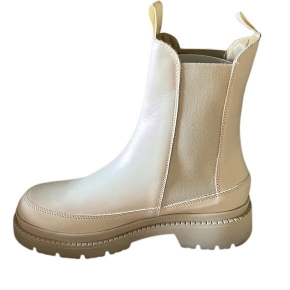 Calia By Carrie Underwood Women's Off-White Peyton Chelsea Boots Size 6.5