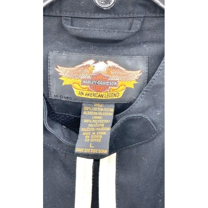 Harley-Davidson Women's Motorcycle Jacket Size L Fall 2003