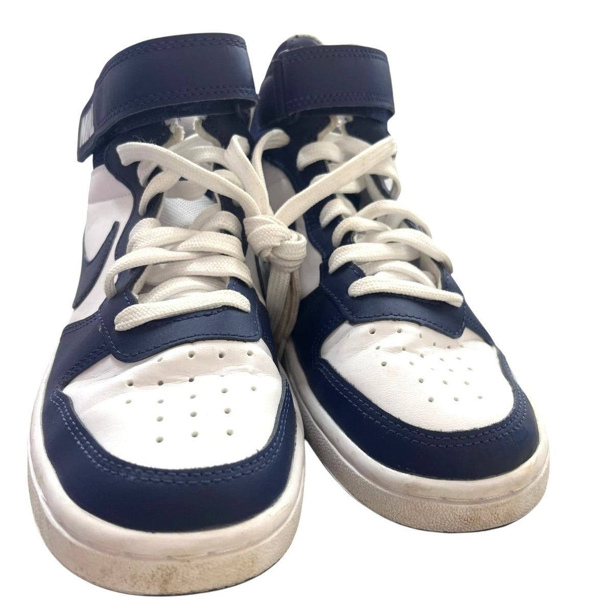 Nike Court Borough Mid 2 Youth High-Top Basketball Shoes US 4.5Y