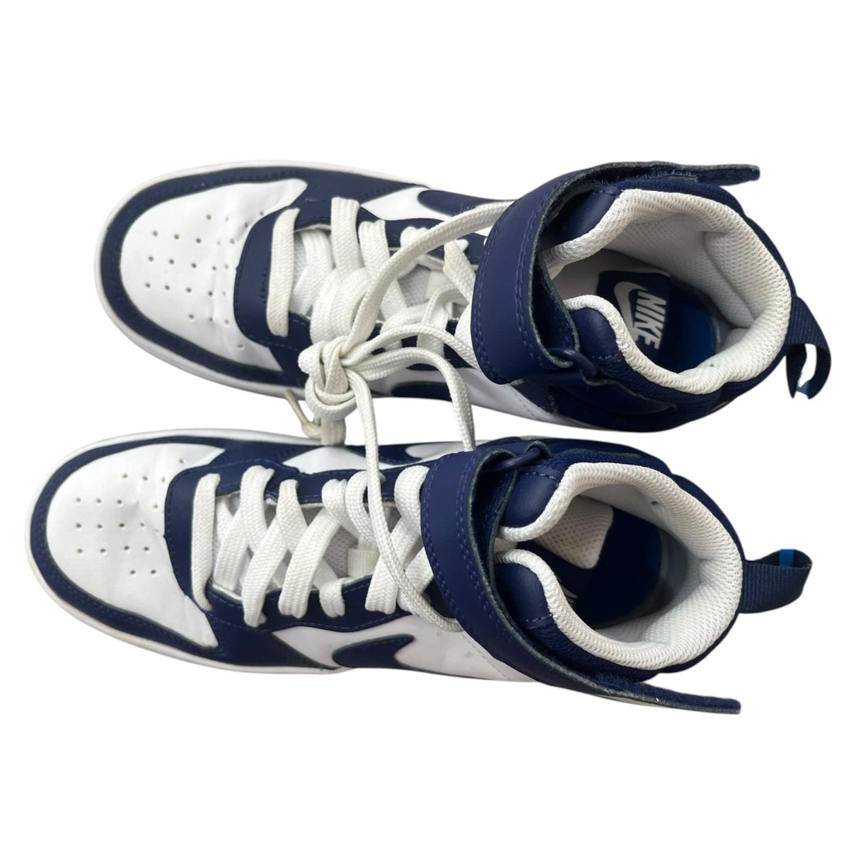 Nike Court Borough Mid 2 Youth High-Top Basketball Shoes US 4.5Y