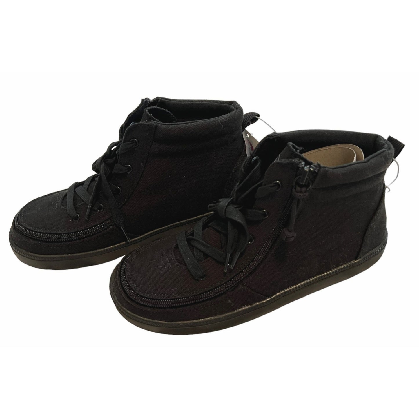 Billy Footwear Harmon Essential Hi Top Black Canvas Shoes Women's Size 6