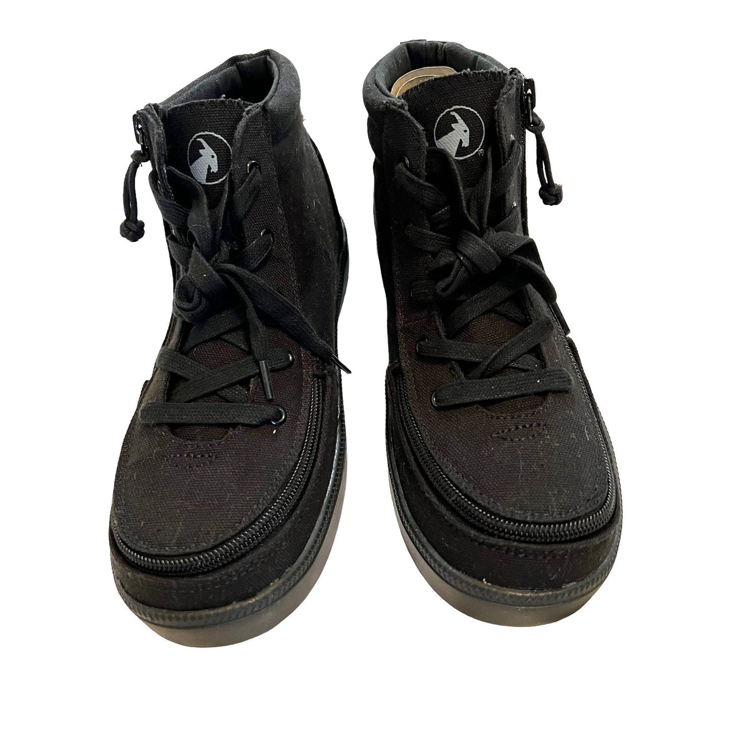 Billy Footwear Harmon Essential Hi Top Black Canvas Shoes Women's Size 6