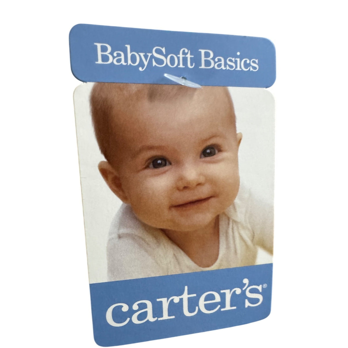 Carters BabySoft Basics Blue Romper With Truck Embroidery Size 3-6 Months