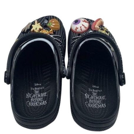 Disney X Crocs Nightmare Before Christmas Jack Skellington Clogs With Halloween Jibbitz Charms Size 4-6
