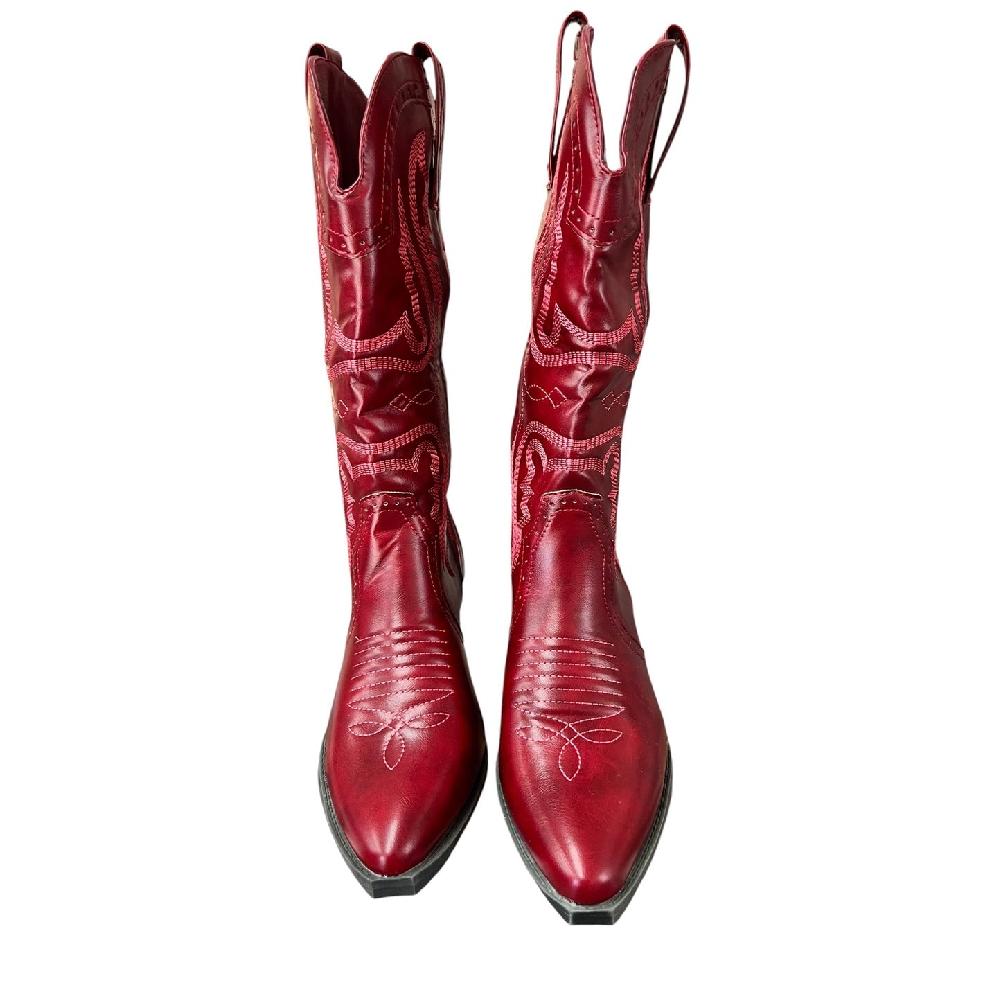 Red Women's Western Cowboy Boots