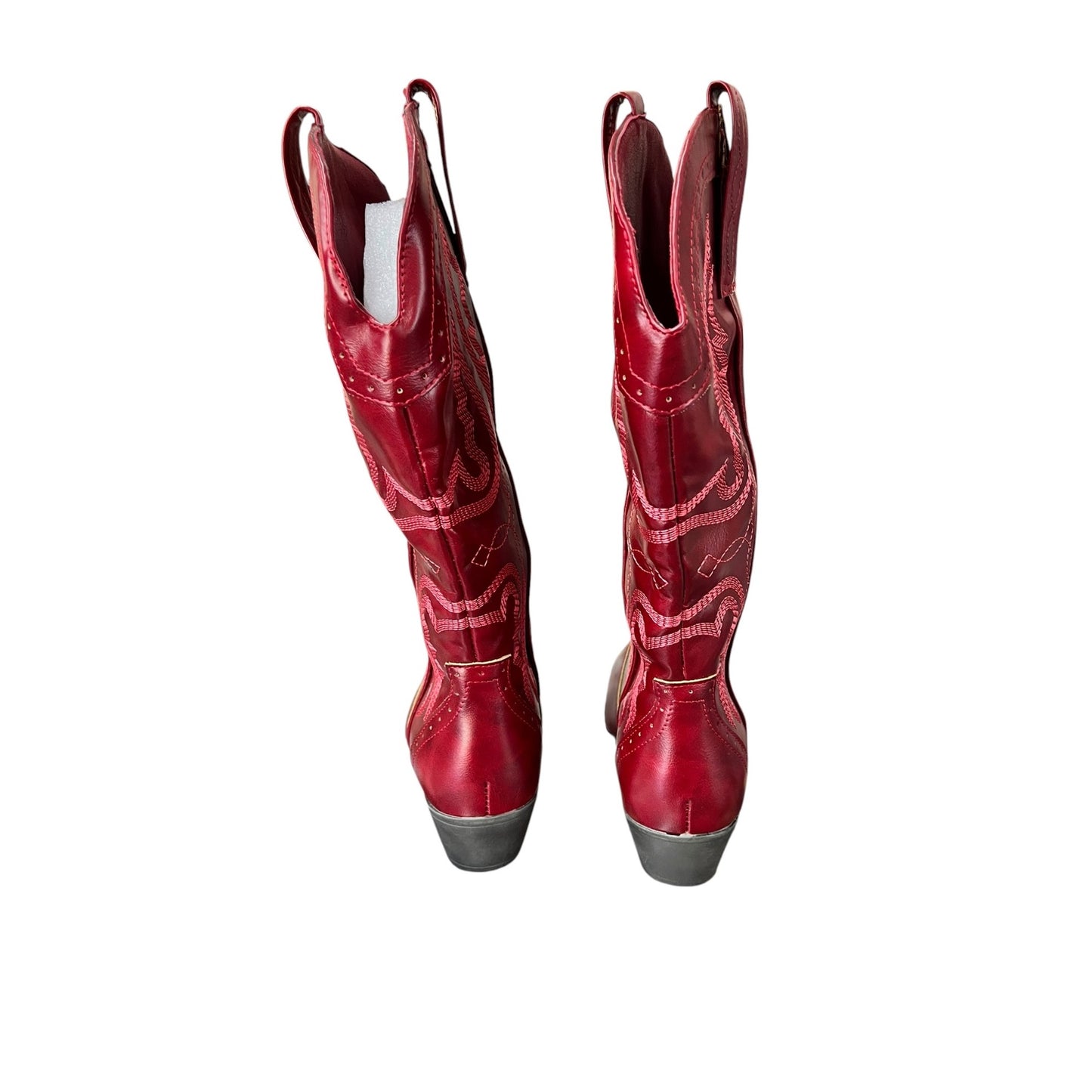 Red Women's Western Cowboy Boots