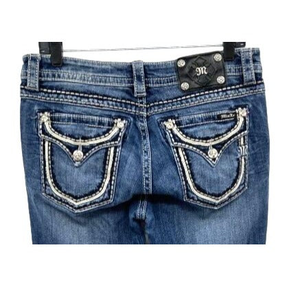 Miss Me Women's Mid-Rise Bootcut Jeans Size 31
