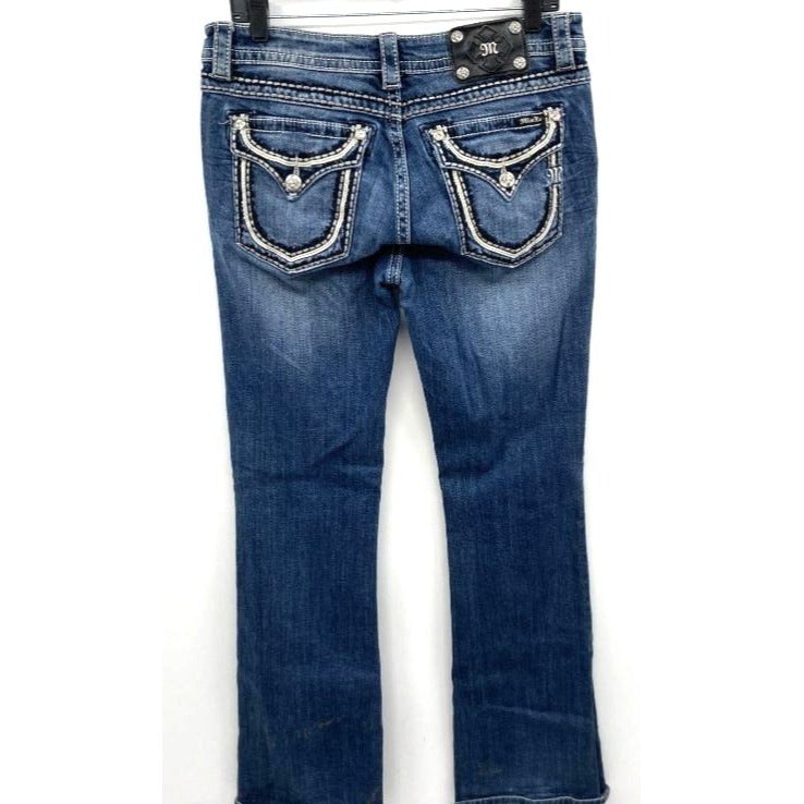 Miss Me Women's Mid-Rise Bootcut Jeans Size 31