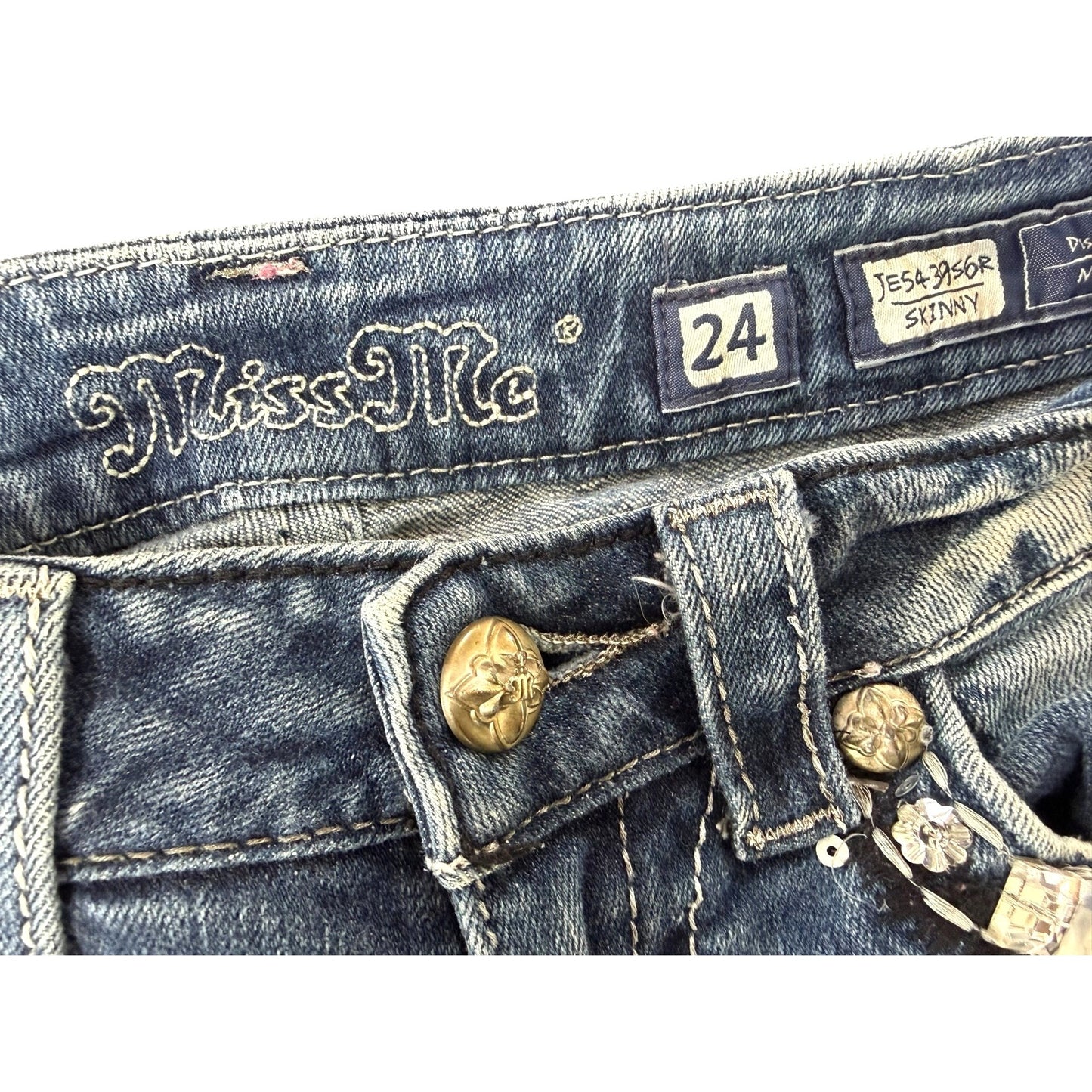 Miss Me Women's Size 24 Skinny Jeans JE539SR6