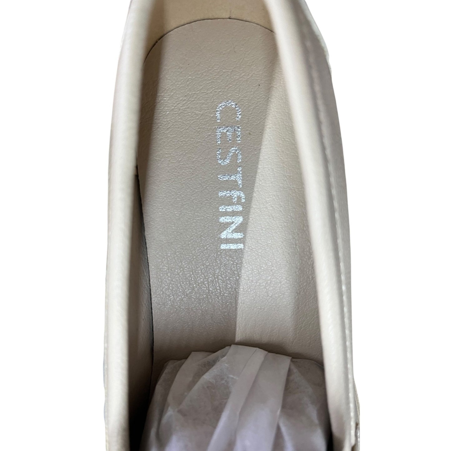 Cestfini Women's Beige Platform Loafers Size 7.5 NWB
