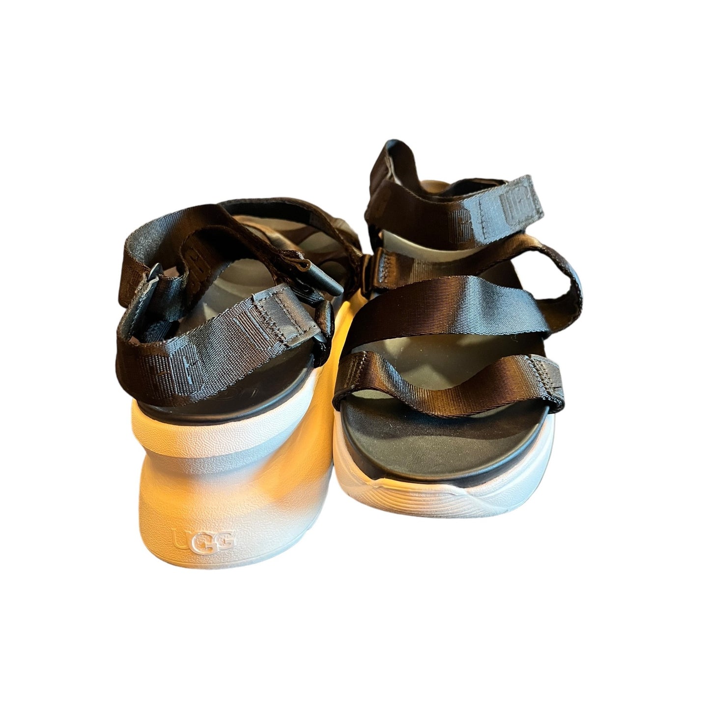 UGG Black Platform Strap Sandals SZ 9