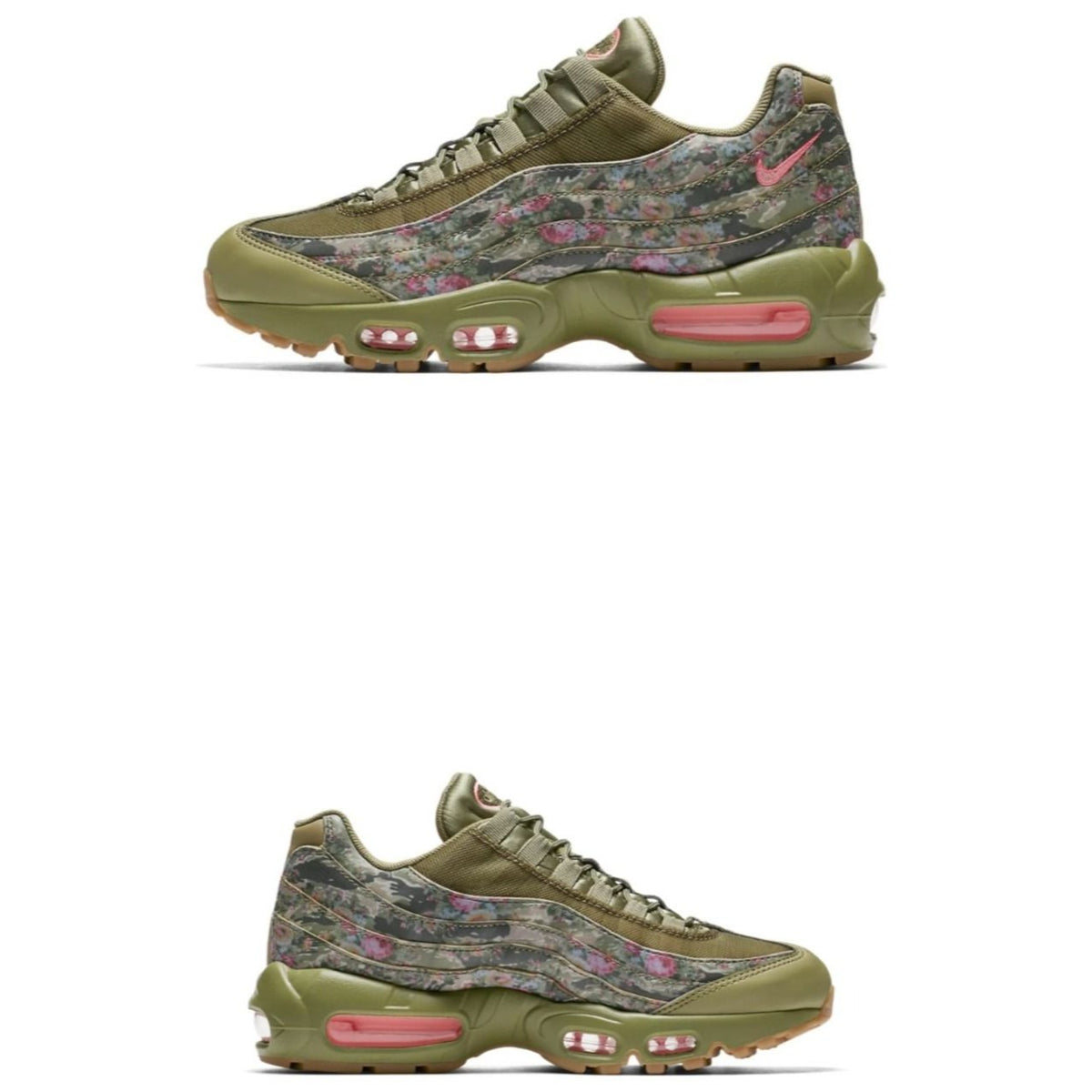 Nike Air Max 95 Camo Sneakers Women's Size 7.5 EU 38.5