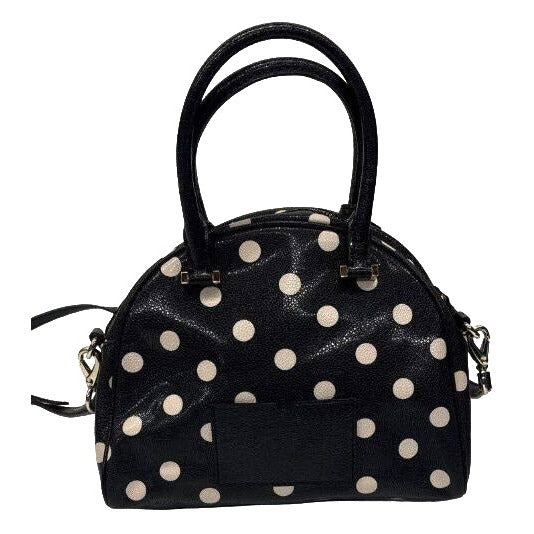 Kate Spade New York Black & Light Pink Polka Dot Leather Crossbody Bag