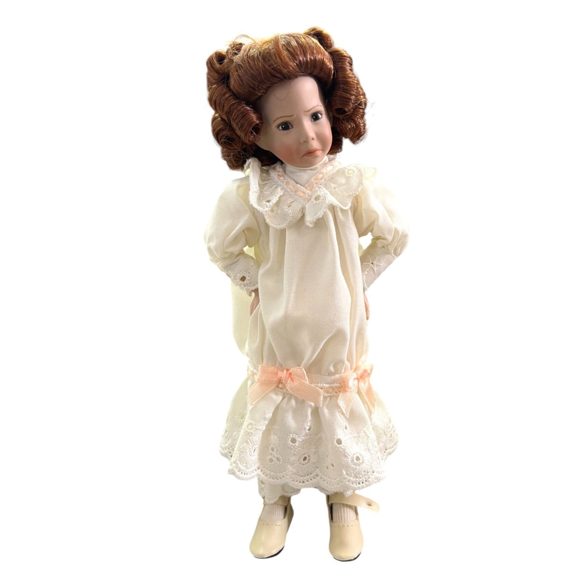 Dianna Effner Porcelain Doll "The Bad Little Girl With A Curl"