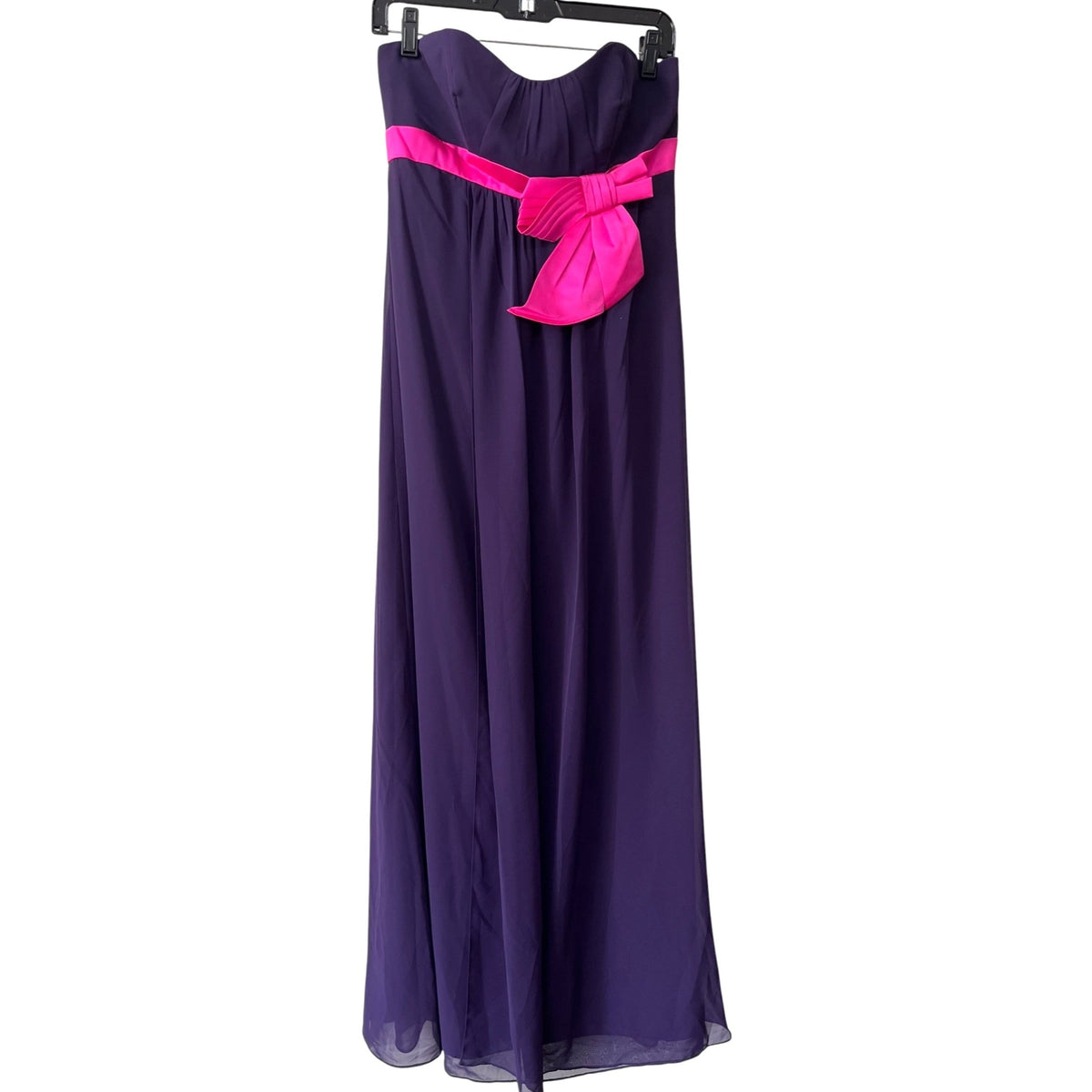 Alfred Angelo Purple Strapless Gown Formal Maxi Dress Size 8