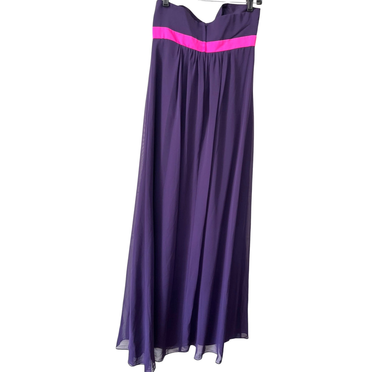 Alfred Angelo Purple Strapless Gown Formal Maxi Dress Size 8