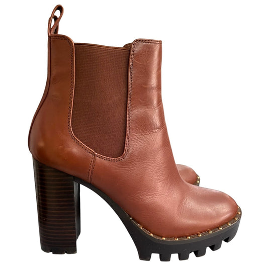 Antonio Melani Paiva Leather Booties Size 7.5M NWB
