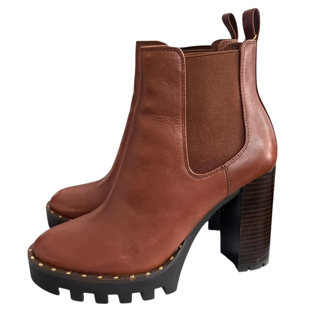 Antonio Melani Paiva Leather Booties Size 7.5M NWB