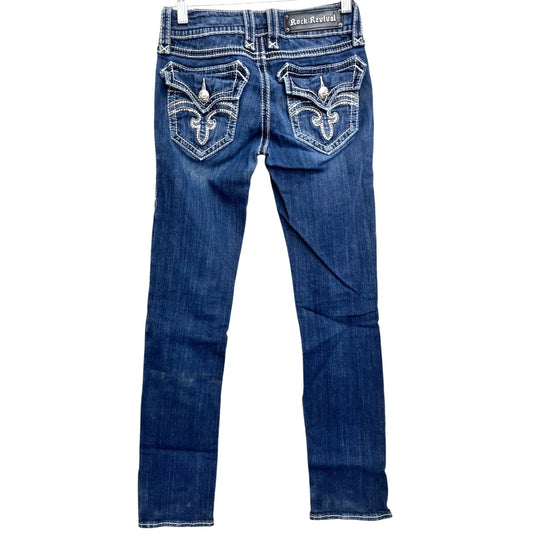 Rock Revival Debbie Straight Leg Jeans Women's Size 25