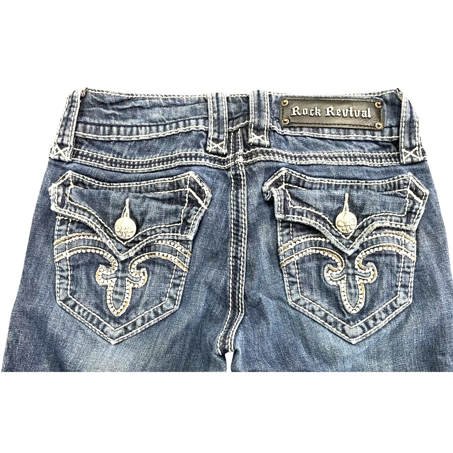 Rock Revival Debbie Straight Leg Jeans Women's Size 25
