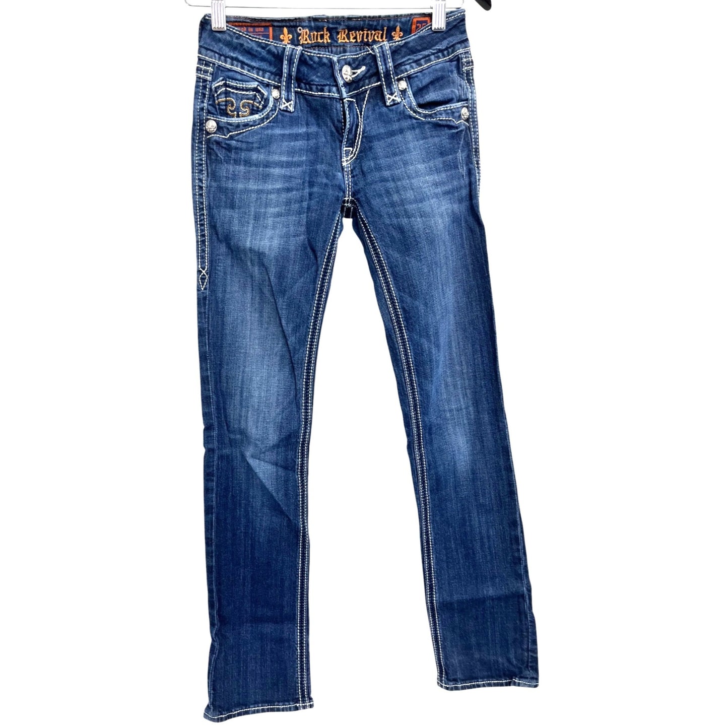 Rock Revival Debbie Straight Leg Jeans Women's Size 25