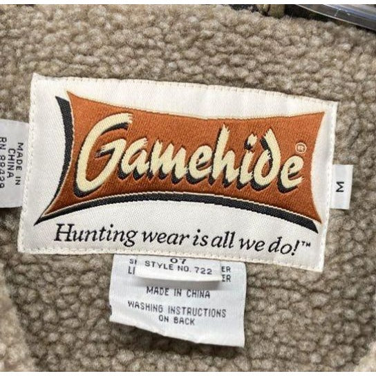Gamehide Hunting Jacket Camouflage Insulated Waterproof Mens M Warm Layer