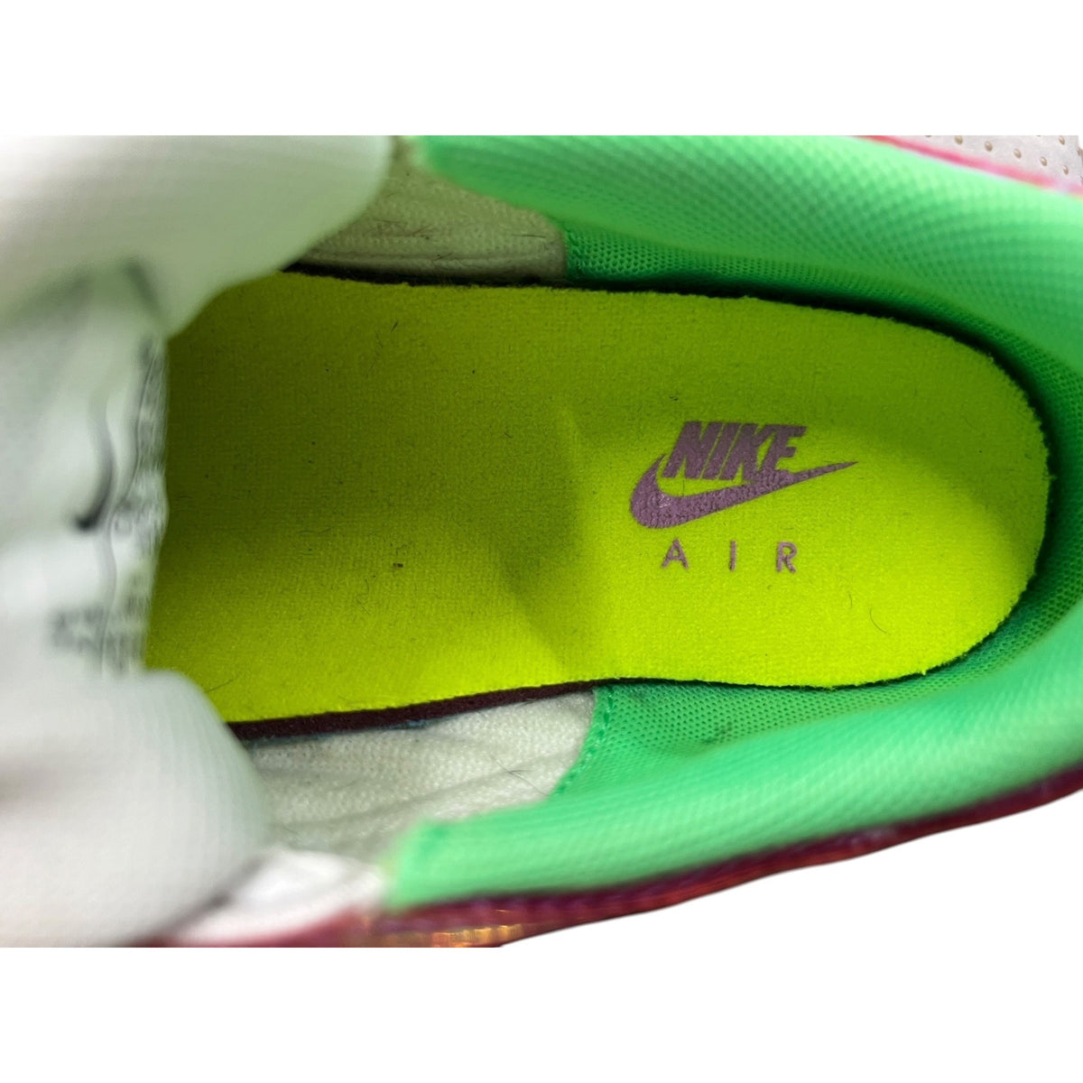 Nike Air Max 97 White Fuchsia Glow Venom Sneakers Size 7.5