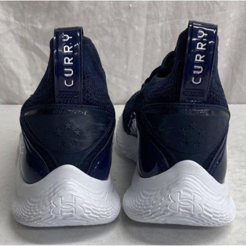 Under Armor Curry Flow 8 NM Navy Blue Sneaker Casual Shoe Men SZ10.5