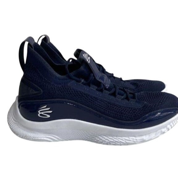 Under Armor Curry Flow 8 NM Navy Blue Sneaker Casual Shoe Men SZ10.5