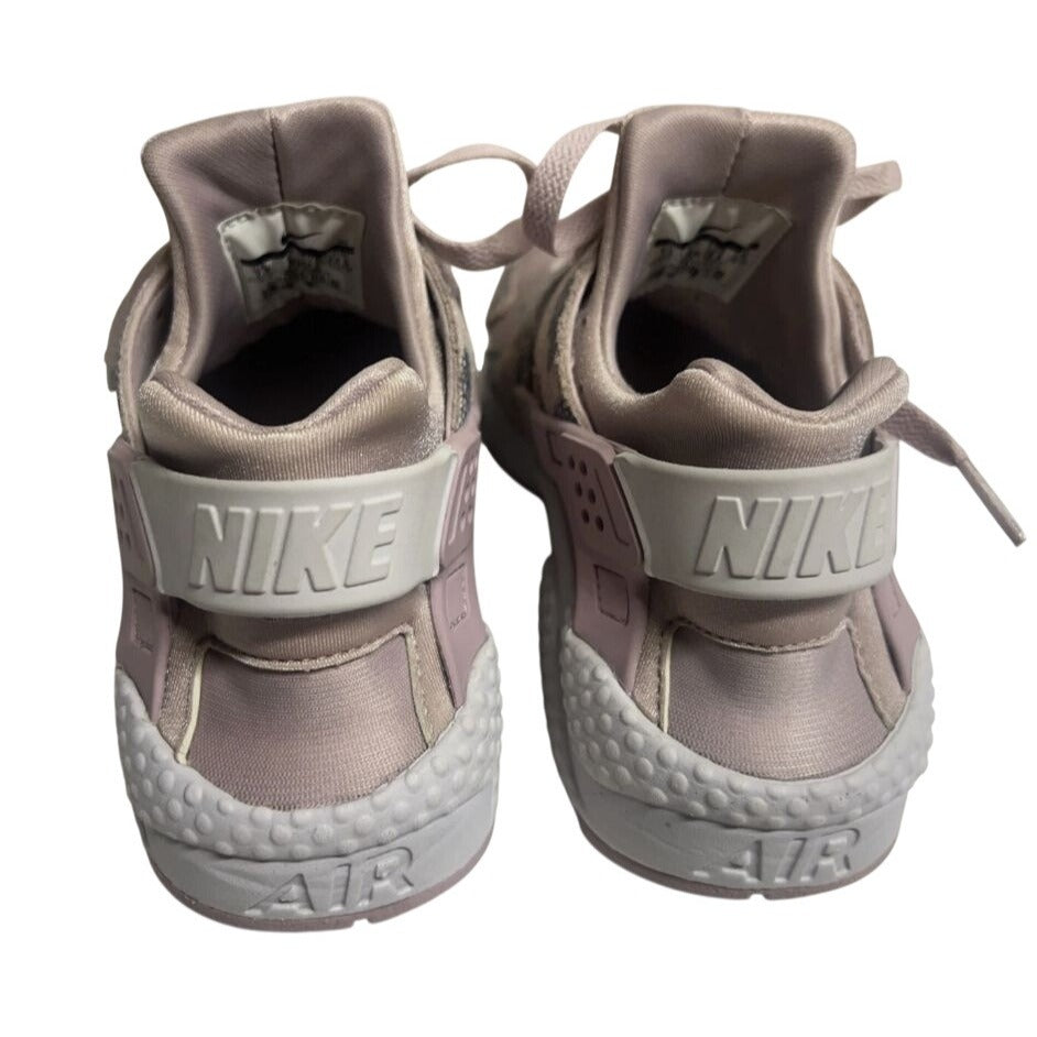 Nike Air Huarache Pink Gray Snakeskin Print Womens Sneakers Size 7.5