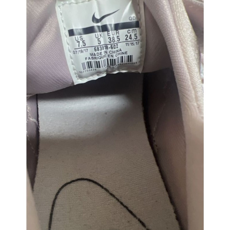 Nike Air Huarache Pink Gray Snakeskin Print Womens Sneakers Size 7.5