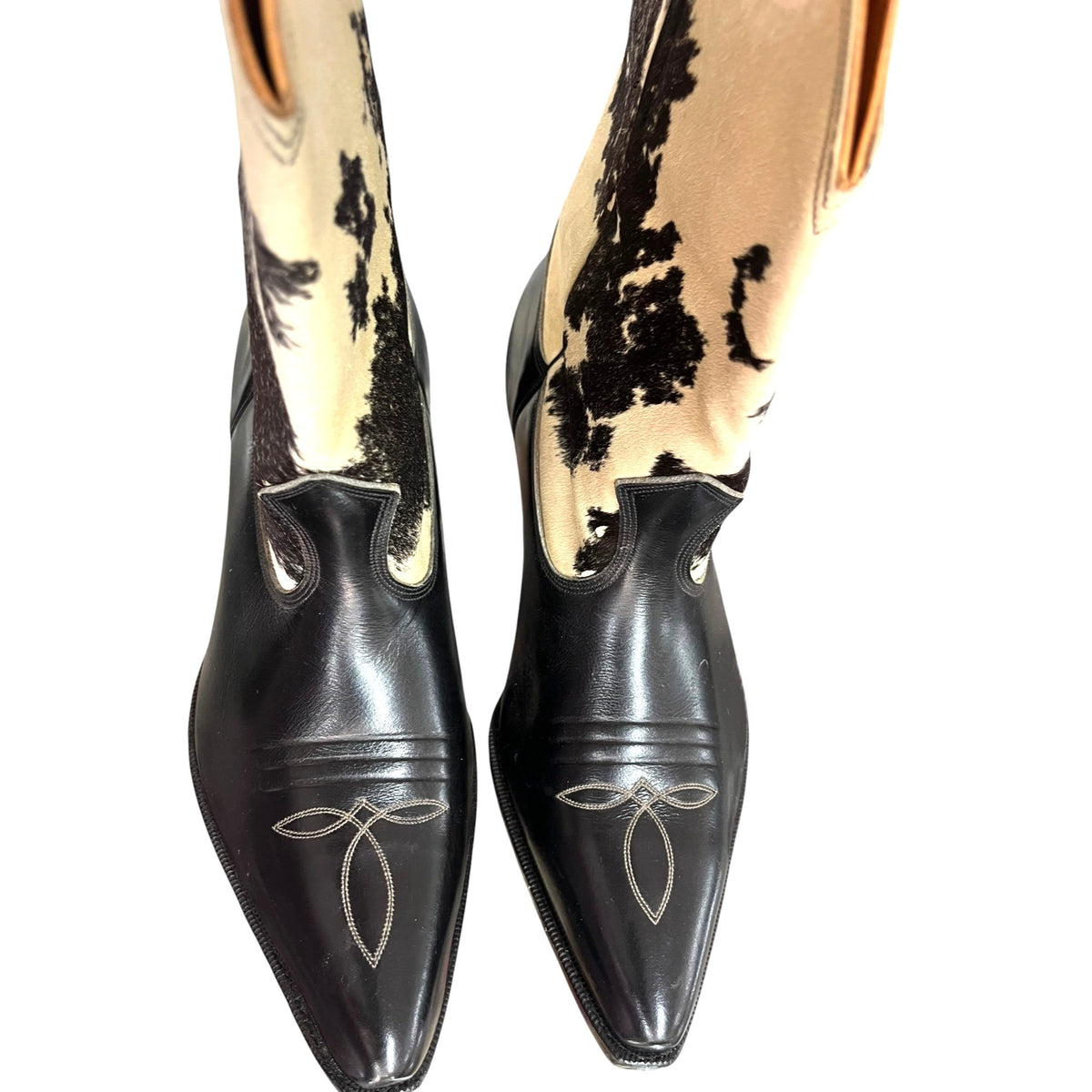 La Victoire S.A. Calf Hair Western Boots Women's Size 9.5