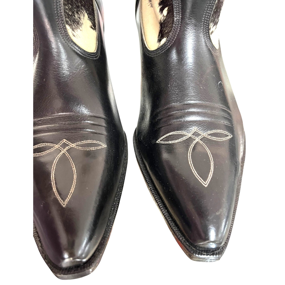 La Victoire S.A. Calf Hair Western Boots Women's Size 9.5