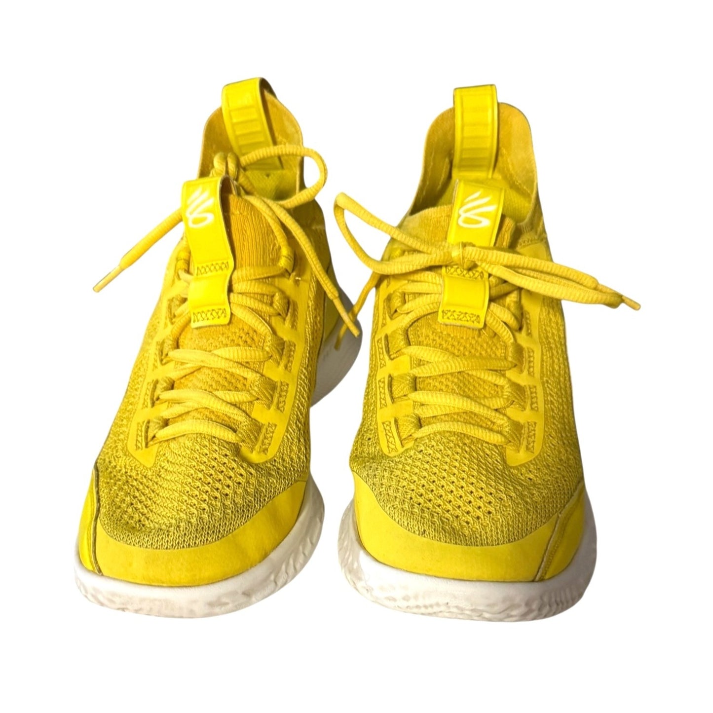 Under Armour Curry Flow 9 Golden Yellow Basketball Shoes Sz 6.5