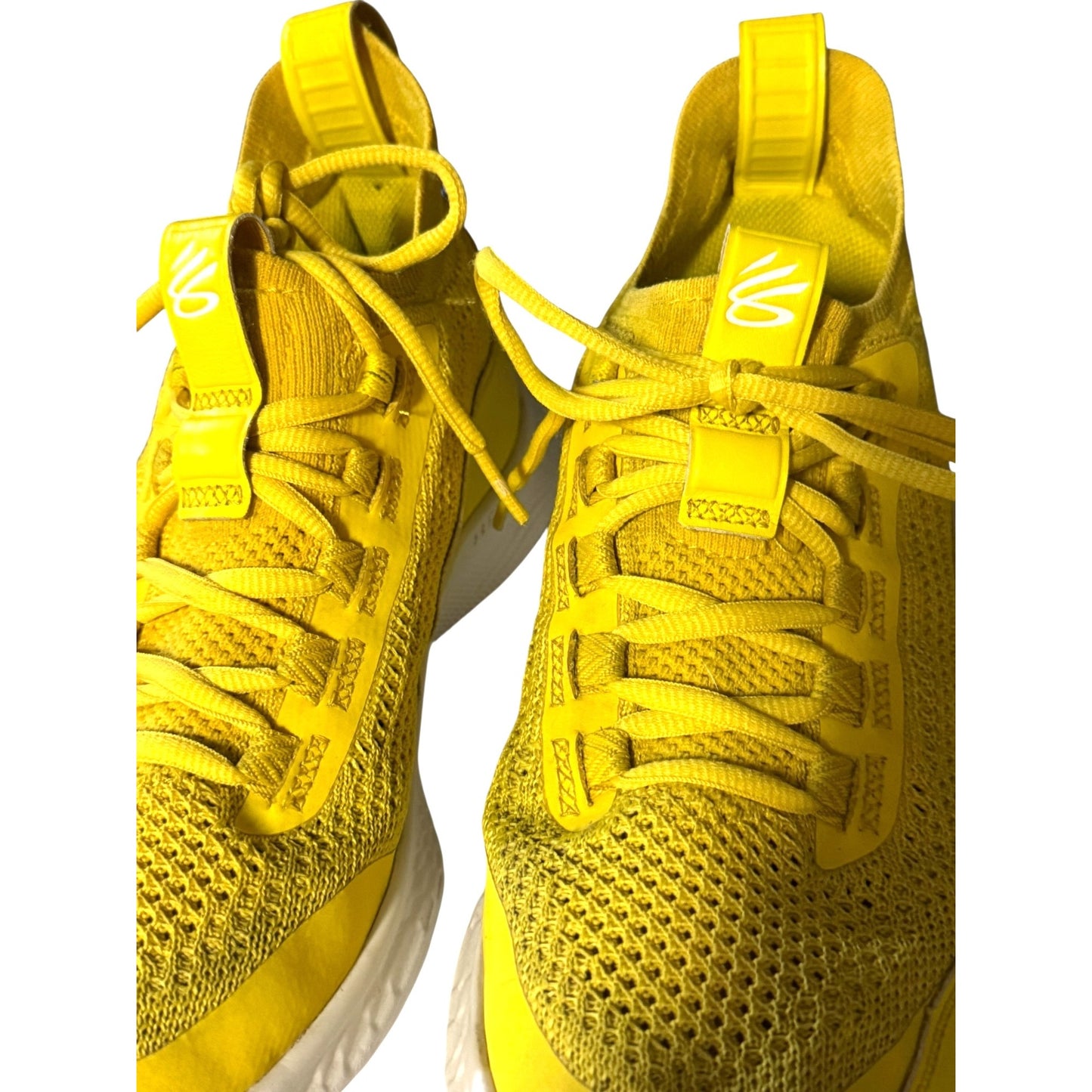 Under Armour Curry Flow 9 Golden Yellow Basketball Shoes Sz 6.5
