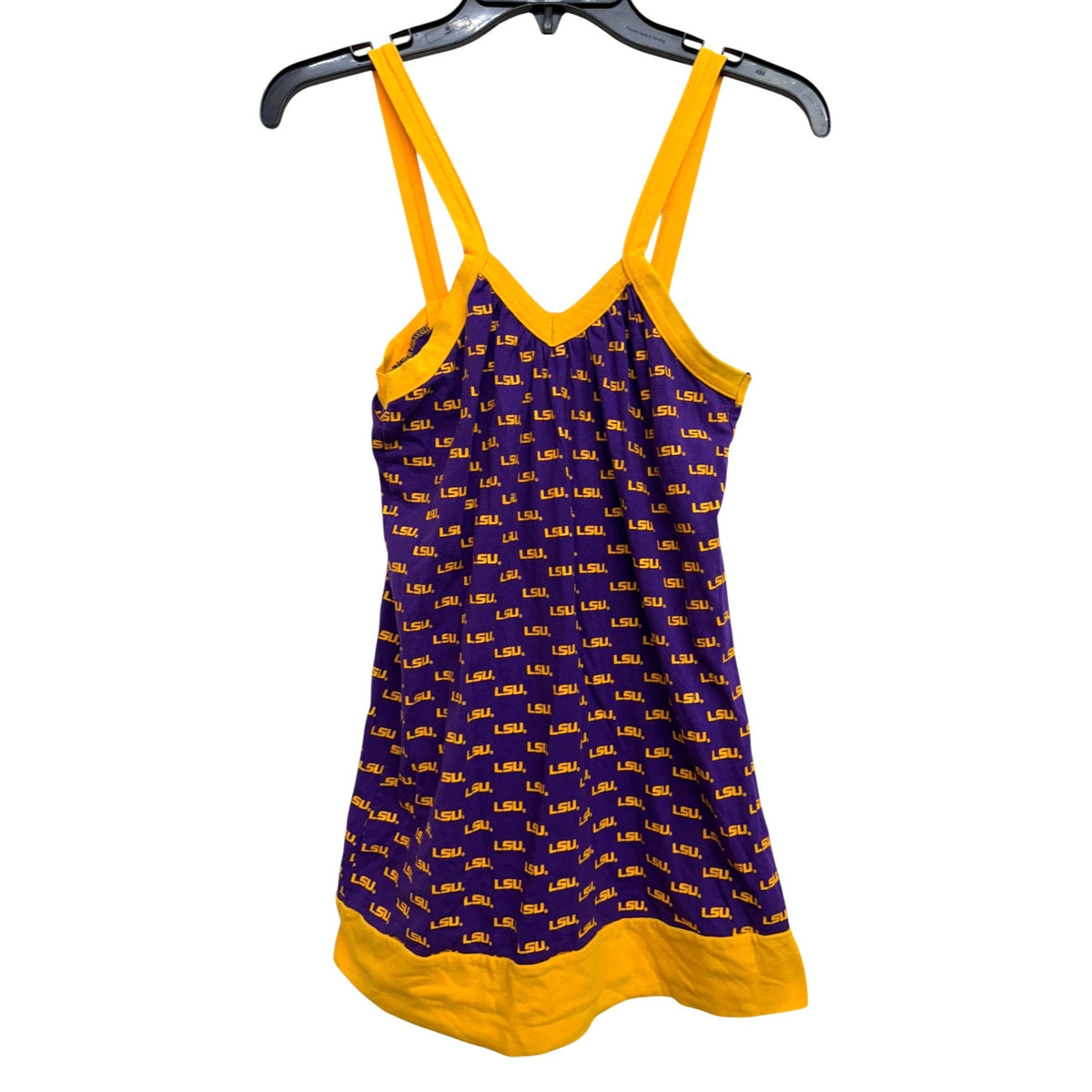 LSU Tigers Women's Purple & Gold Sleeveless Tank Top With Logo Print - Size S