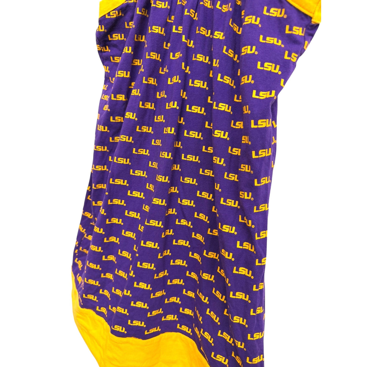 LSU Tigers Women's Purple & Gold Sleeveless Tank Top With Logo Print - Size S