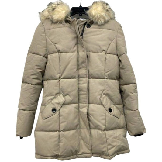 MOLEMSX Mountain Pioneers Women's Medium Beige Puffer Coat NWOT