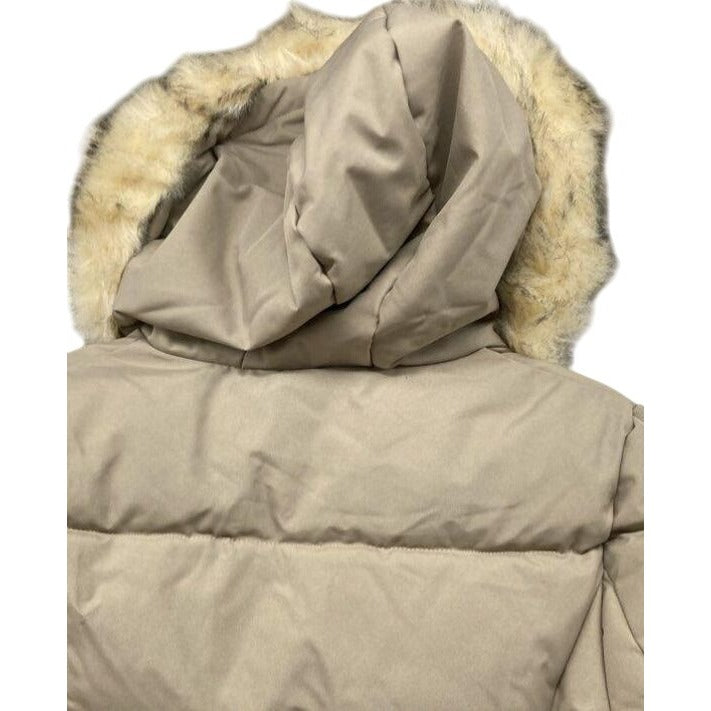 MOLEMSX Mountain Pioneers Women's Medium Beige Puffer Coat NWOT