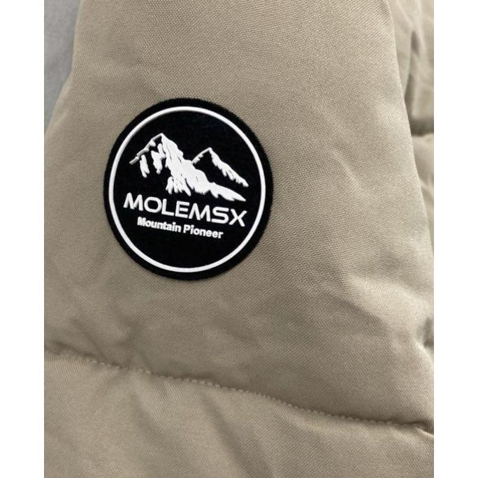 MOLEMSX Mountain Pioneers Women's Medium Beige Puffer Coat NWOT