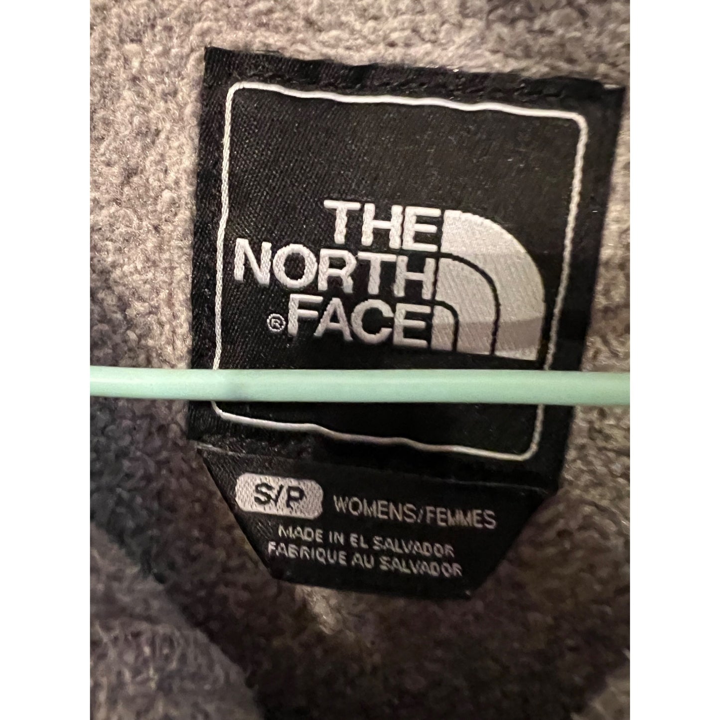 The North Face Full Zip Grey Fleece Women's Coat Jacket Small