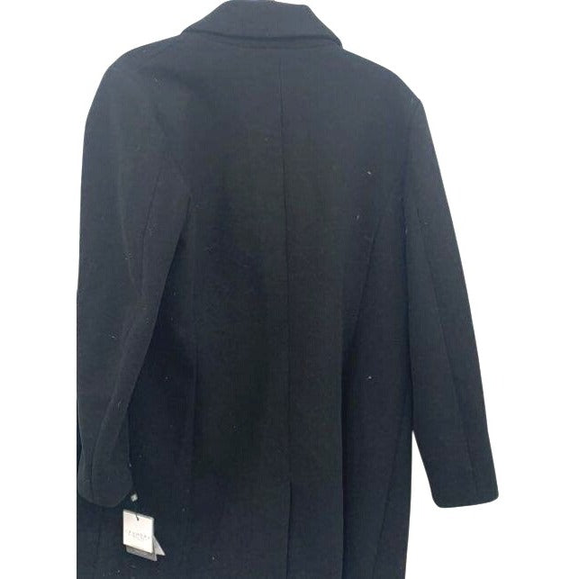 Laundry By Shelli Segal Black Long Coat XL NWT