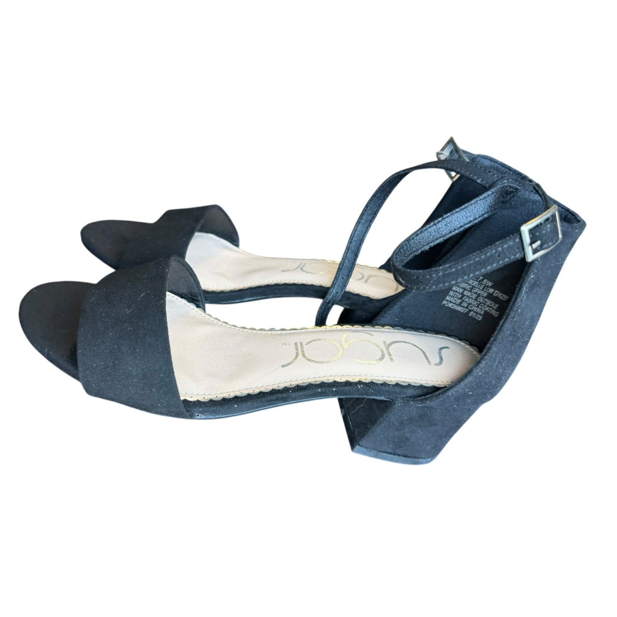Sugar Women's Machelene Block Heel Sandals Size 7.5W NWOB