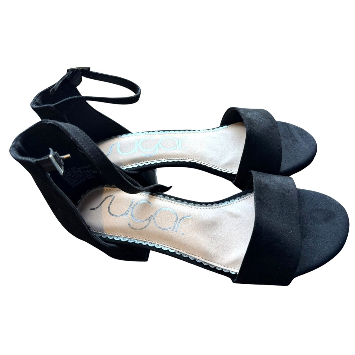 Sugar Women's Machelene Block Heel Sandals Size 7.5W NWOB