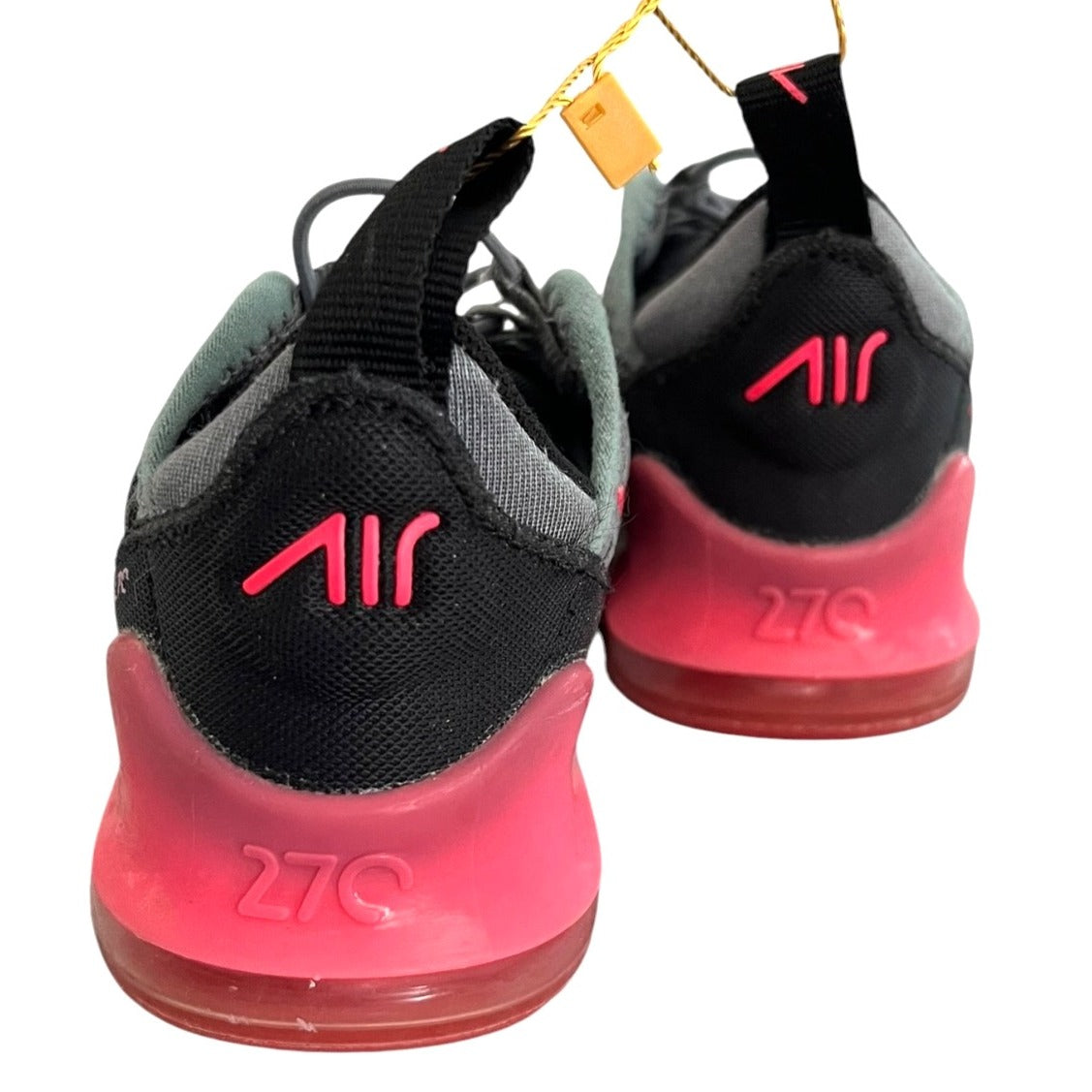 Nike Air Max 270 TD Toddler Shoes Grey/Hyper Pink Size 6C