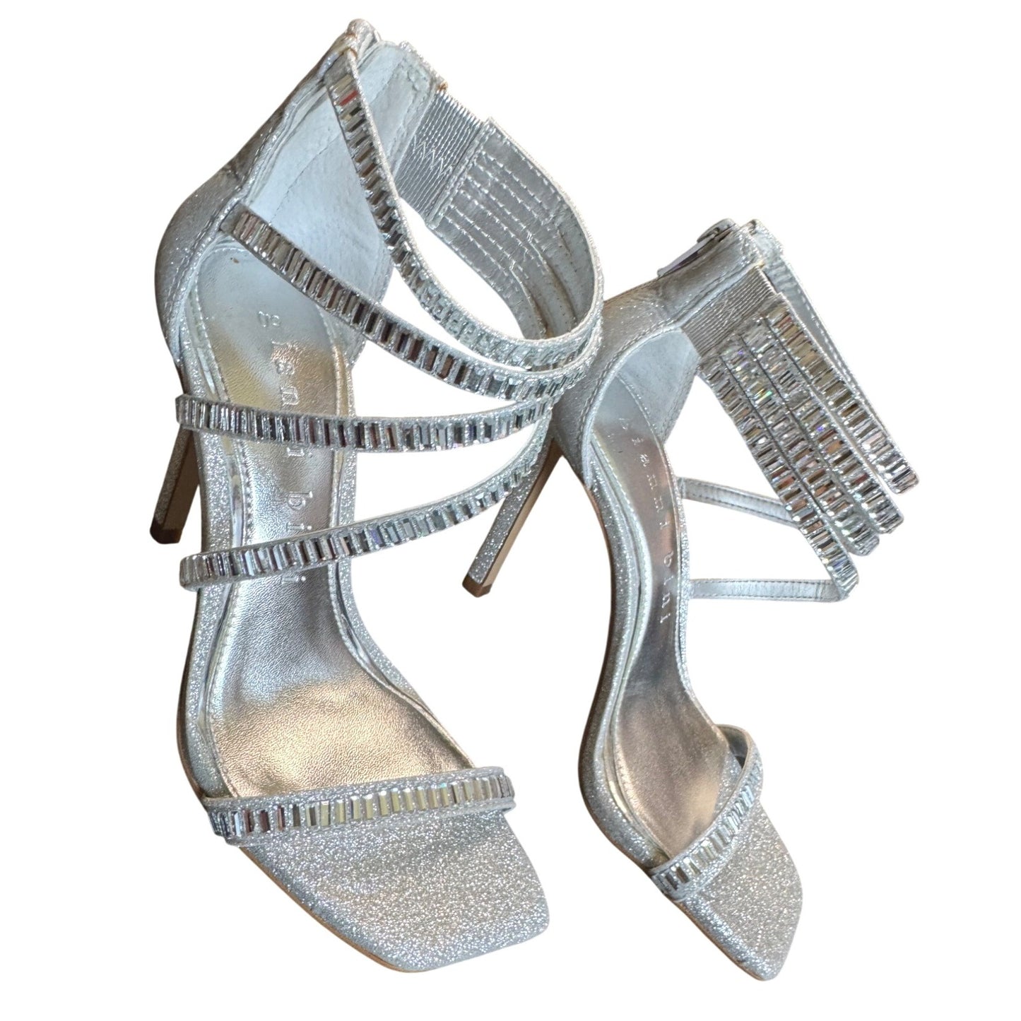 Gianni Bini Shawn Sparkle Embellished Strappy Dress Heels Size 5