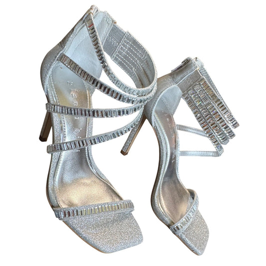 Gianni Bini Shawn Sparkle Embellished Strappy Dress Heels Size 5